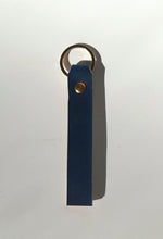 Load image into Gallery viewer, Handmade personalised leather keyring - Hand Painted/Dyed

