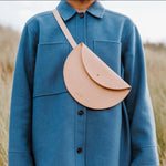 Load image into Gallery viewer, SECONDS - Large Slim Halfmoon Crossbody Bag - Marbled
