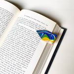 Load image into Gallery viewer, SECONDS - Handmade Marbled Leather Bookmark
