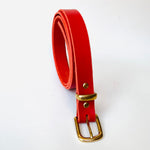 Load image into Gallery viewer, Handmade Leather Belt - 3cm Wide
