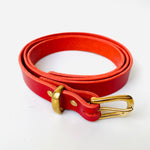 Load image into Gallery viewer, Handmade Leather Belt - 3cm Wide
