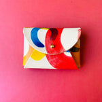 Load image into Gallery viewer, Leather Card Purse - Hand Painted
