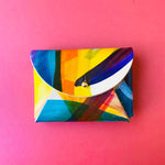 Load image into Gallery viewer, Leather Card Purse - Hand Painted
