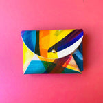 Load image into Gallery viewer, Leather Card Purse - Hand Painted
