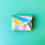 Load image into Gallery viewer, Leather Card Purse - Hand Painted
