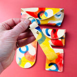 Load image into Gallery viewer, Handmade Leather Key loop - Hand Painted

