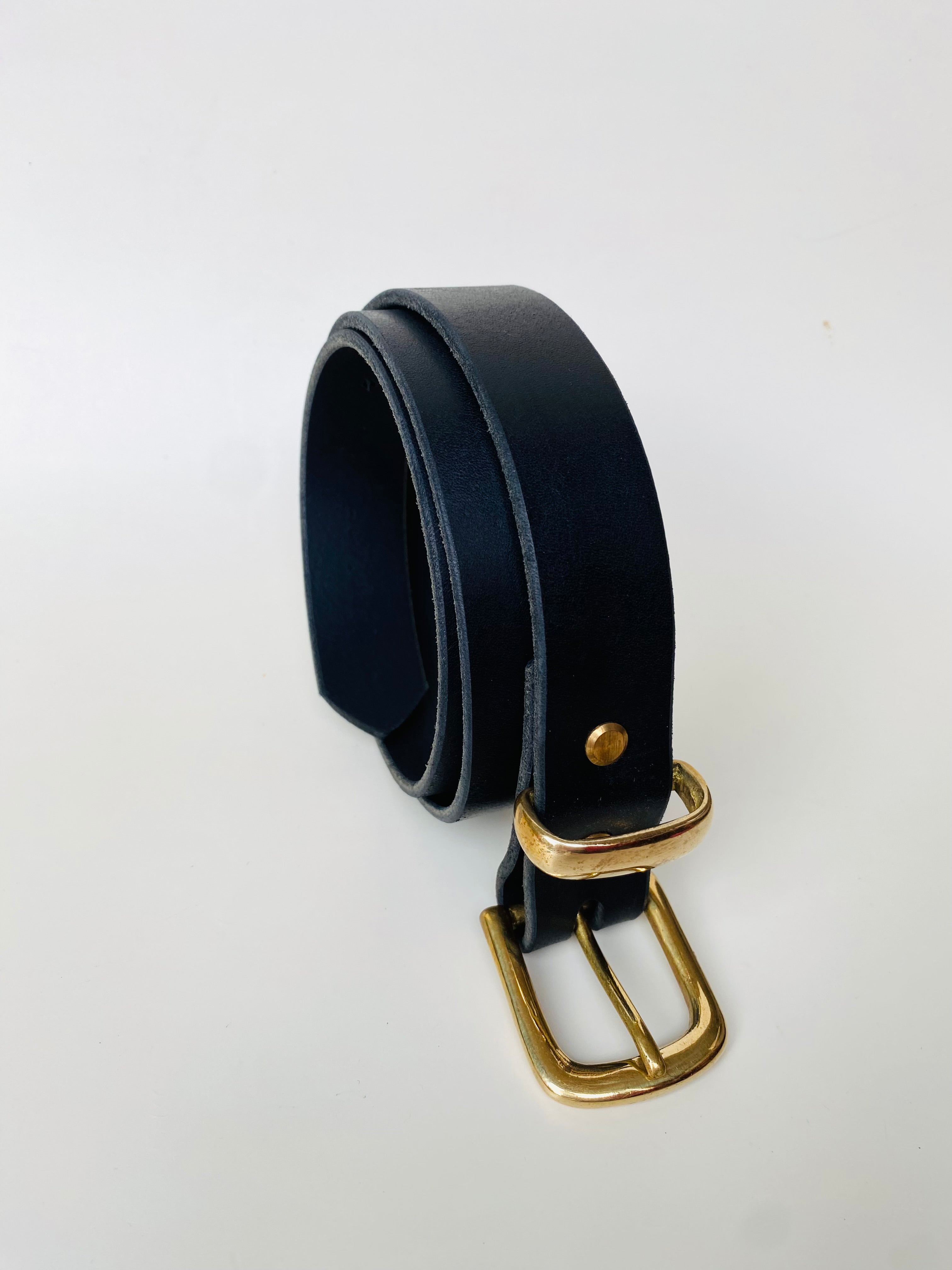 Handmade Leather Belt - Wide