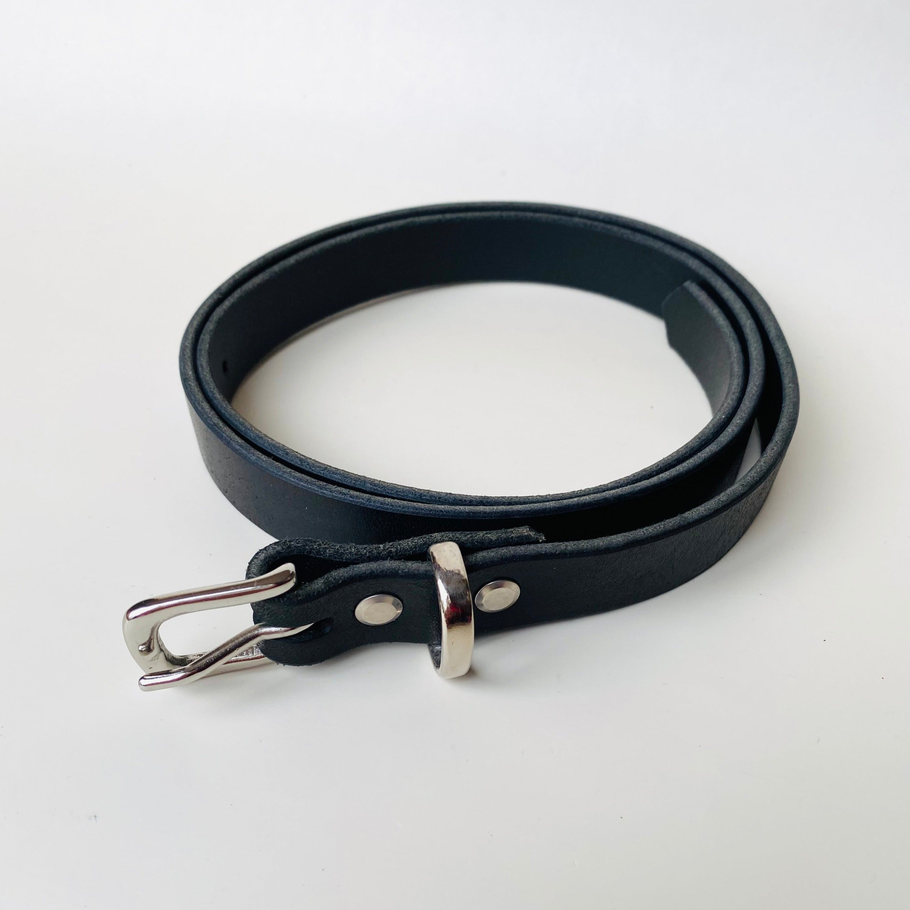 Handmade Leather Belt - Slim