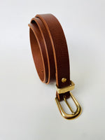 Load image into Gallery viewer, Horse Shoe Buckle Handmade Leather Belt
