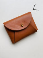 Load image into Gallery viewer, SECONDS - Handmade Leather Personalised Card Purse/Wallet
