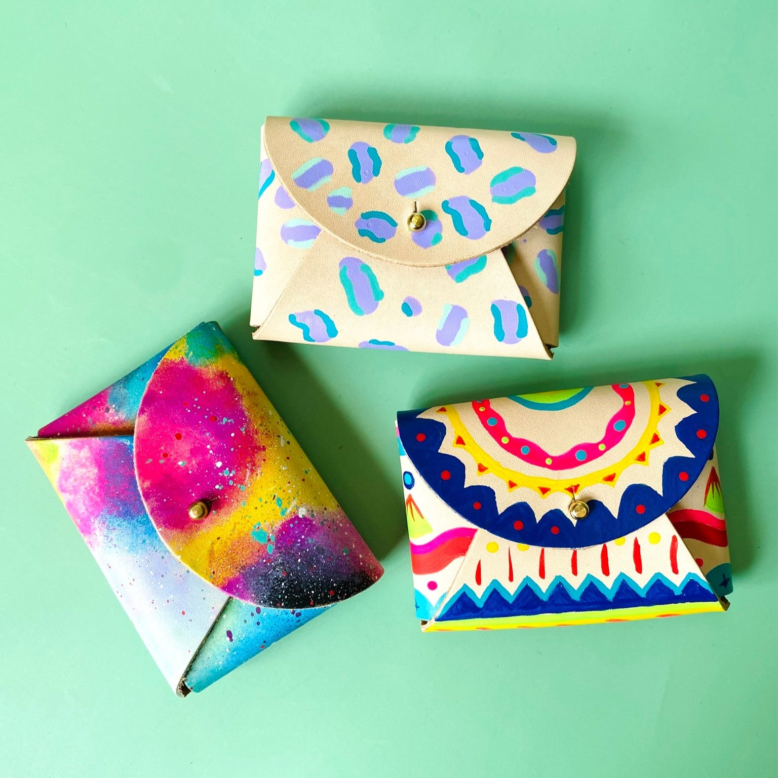 DIY Kit - Hand Paint Your Own Leather Purse