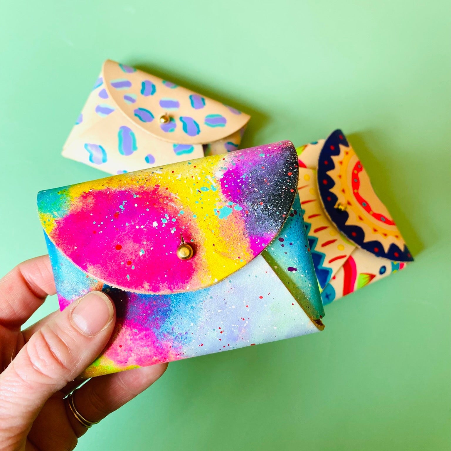 DIY Kit - Hand Paint Your Own Leather Purse