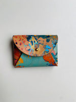 Load image into Gallery viewer, SECONDS- Handmade Leather Card Purse - Marbled
