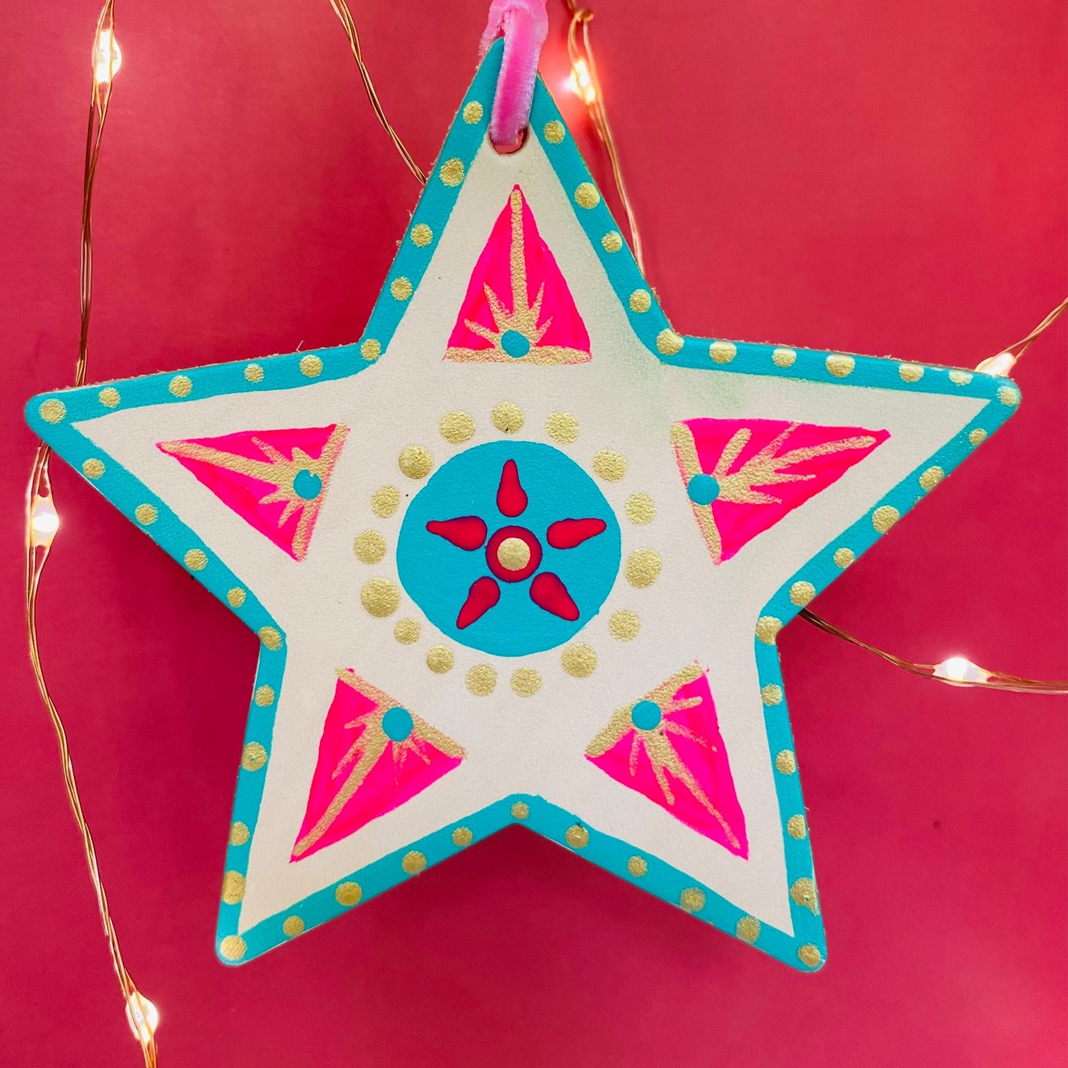 DIY Kit - Hand Paint Your Own Leather Star x 2