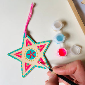 DIY Kit - Hand Paint Your Own Leather Star x 2