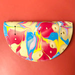 Load image into Gallery viewer, Ready To Ship Small Slim Halfmoon Crossbody Bag - Marbled
