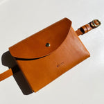 Load image into Gallery viewer, Handmade Leather Stitchless Satchel Crossbody bag Bag
