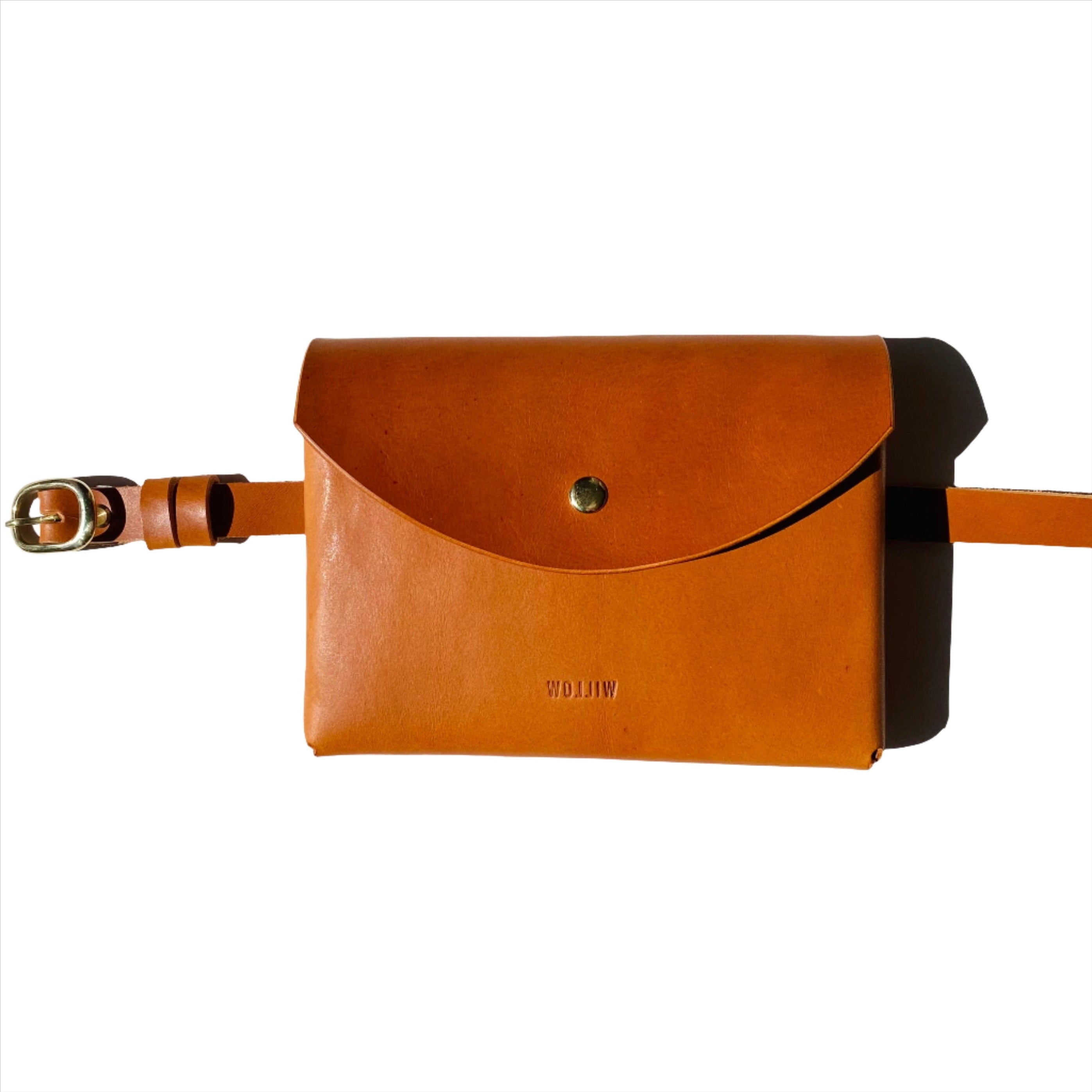 Handmade Leather Stitchless Satchel Crossbody bag Bag