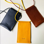 Load image into Gallery viewer, Handmade Leather Phone Carrier
