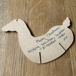 Load image into Gallery viewer, Hand Painted Leather Reindeer Decoration
