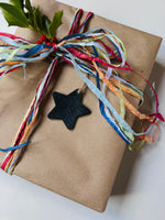 Load image into Gallery viewer, Personalised Mini Embossed Leather Christmas Star
