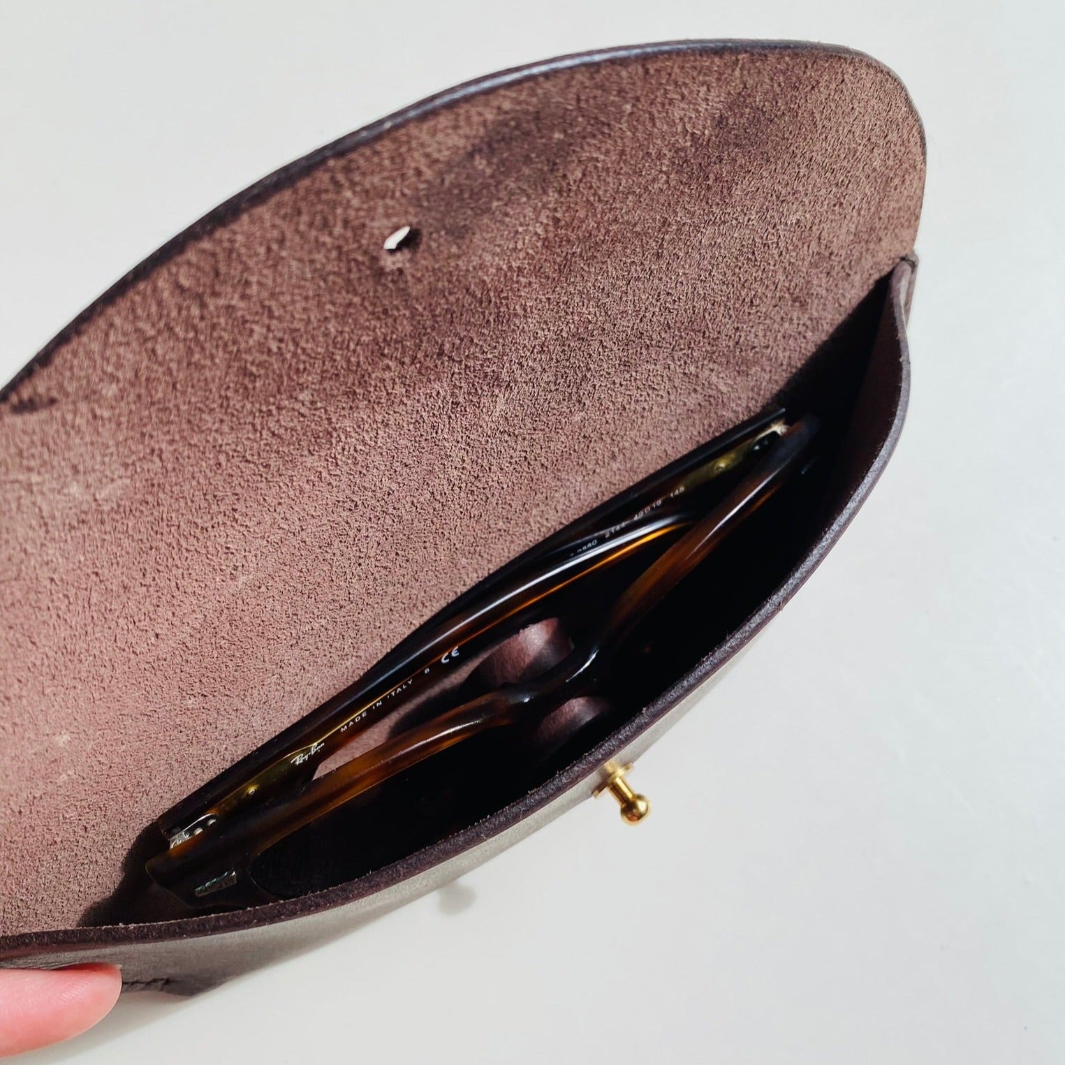 Handmade Leather Sunglasses Case