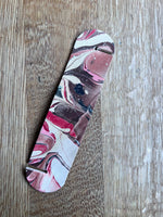 Load image into Gallery viewer, 2 Marbled Leather Napkin Rings

