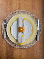 Load image into Gallery viewer, 2 Personalised Leather Napkin Rings

