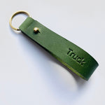 Load image into Gallery viewer, Personalised Handmade Leather Key loop
