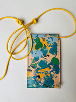 Load image into Gallery viewer, SECONDS Handmade Leather Marbled Phone Carrier - Personalisation available
