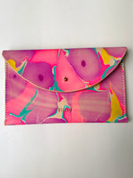 Load image into Gallery viewer, SECONDS Marbled Leather Clutch
