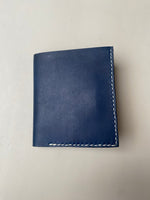 Load image into Gallery viewer, SECONDS Handmade Leather Wallet - Navy

