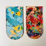 Load image into Gallery viewer, SECONDS Handmade Marbled Leather Glasses Case
