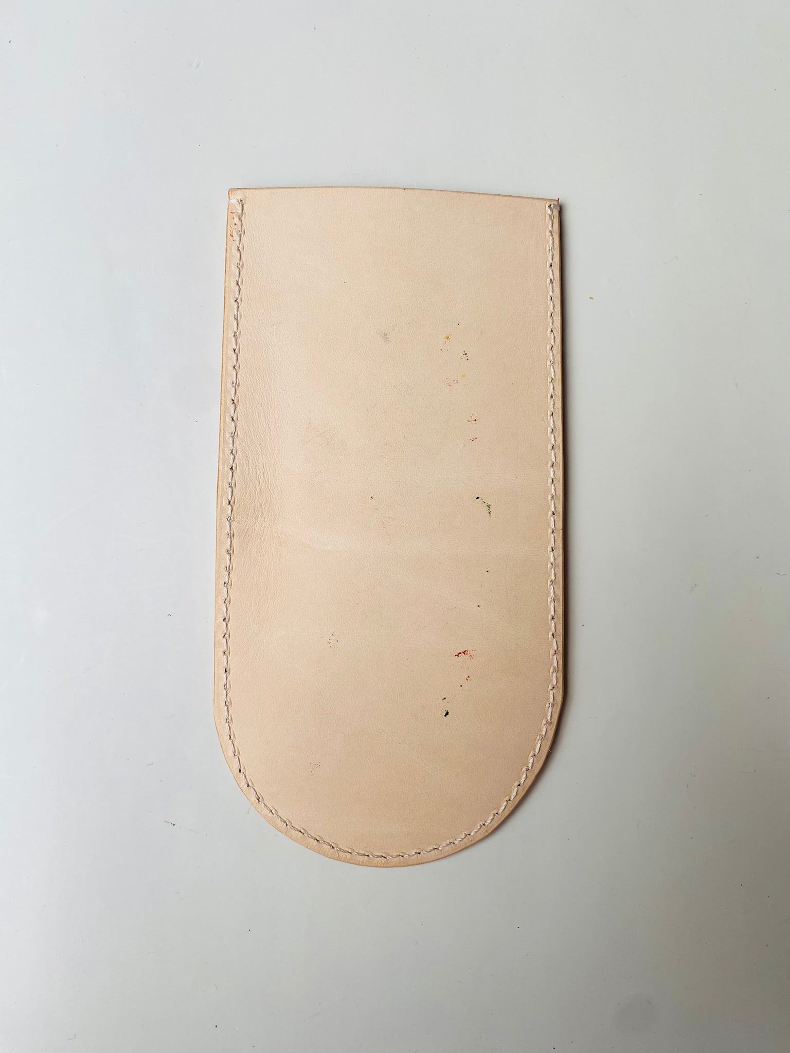 SECONDS Handmade Marbled Leather Glasses Case