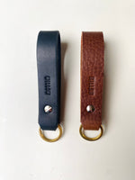 Load image into Gallery viewer, SECONDS - Personalised Handmade Leather Key loop
