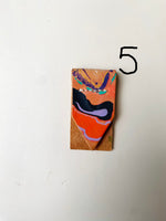 Load image into Gallery viewer, SECONDS - Handmade Marbled Leather Bookmark
