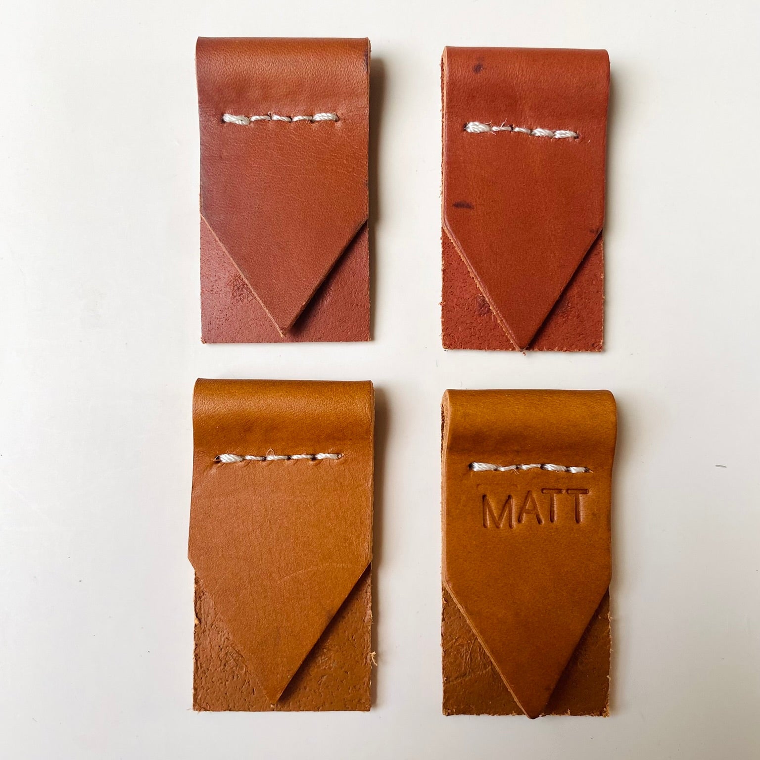 SECONDS - Handmade Leather Bookmark