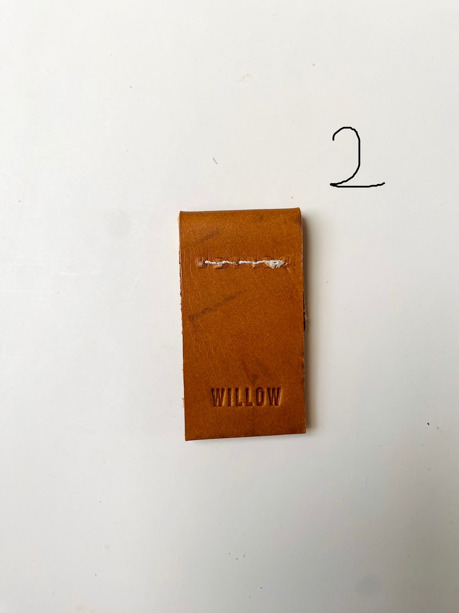 SECONDS - Handmade Leather Bookmark