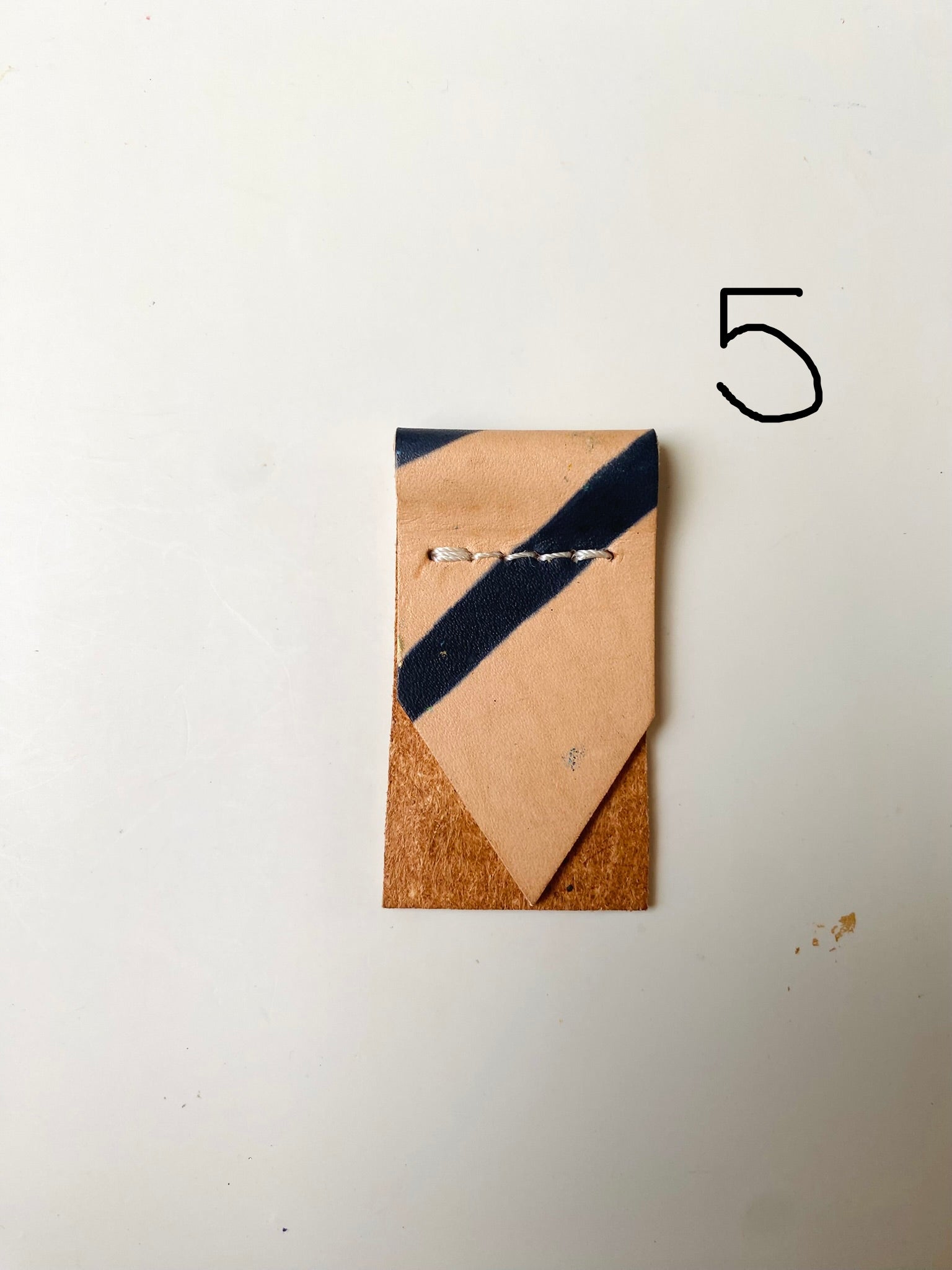 SECONDS - Handmade Leather Bookmark