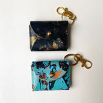 Load image into Gallery viewer, SECONDS - Handmade Leather Marbled Mini Purse Keyring

