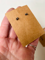 Load image into Gallery viewer, SECONDS - Large Dangly Handmade Leather Earrings - Marbled
