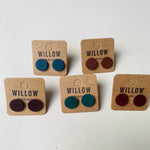 Load image into Gallery viewer, SECONDS - Small Handmade Leather Earrings
