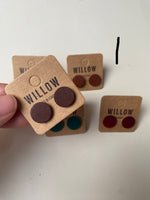 Load image into Gallery viewer, SECONDS - Small Handmade Leather Earrings
