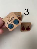 Load image into Gallery viewer, SECONDS - Small Handmade Leather Earrings
