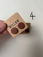 Load image into Gallery viewer, SECONDS - Small Handmade Leather Earrings
