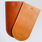 Load image into Gallery viewer, Handmade Leather Glass Case
