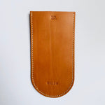 Load image into Gallery viewer, Handmade Leather Glass Case
