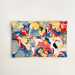 Load image into Gallery viewer, Personalised Handmade Leather A5 Travel / Car Manual Case - Marbled
