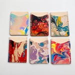 Load image into Gallery viewer, SECONDS- Leather Marbled Card Holder
