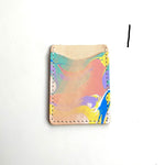 Load image into Gallery viewer, SECONDS- Leather Marbled Card Holder
